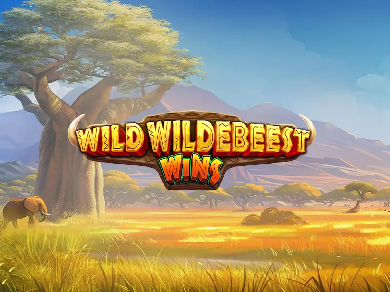 Wild Wildebeest Wins - Slot com tema de savana africana e multiplicadores